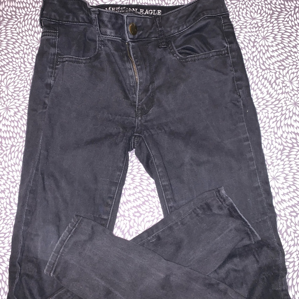 American Eagle black skinny jeans